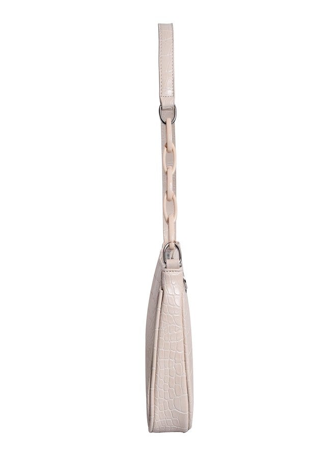 Lino Perros women fancy shoulder bag (OFFWHITE) - Image 3